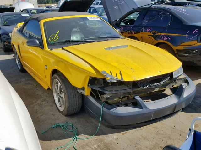 1FAFP45X7XF105201 - 1999 FORD MUSTANG GT YELLOW photo 1