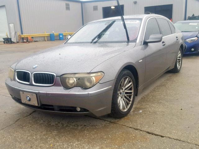 WBAGN63493DR14405 - 2003 BMW 745 LI GRAY photo 2