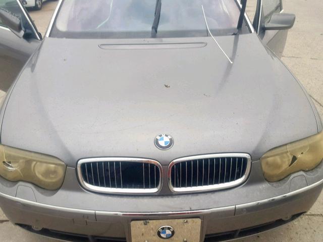 WBAGN63493DR14405 - 2003 BMW 745 LI GRAY photo 7