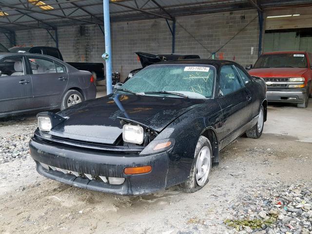 JT2ST87F2M0075645 - 1991 TOYOTA CELICA GT BLACK photo 2