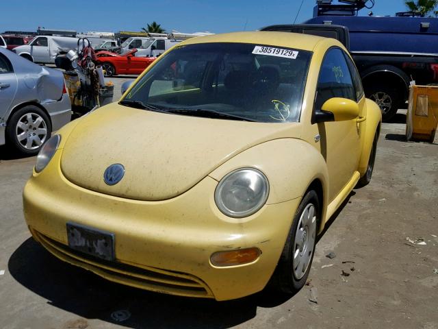 3VWBK21C33M429378 - 2003 VOLKSWAGEN NEW BEETLE Sarı foto 2