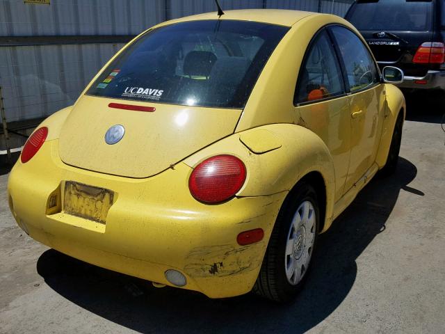 3VWBK21C33M429378 - 2003 VOLKSWAGEN NEW BEETLE Sarı foto 4