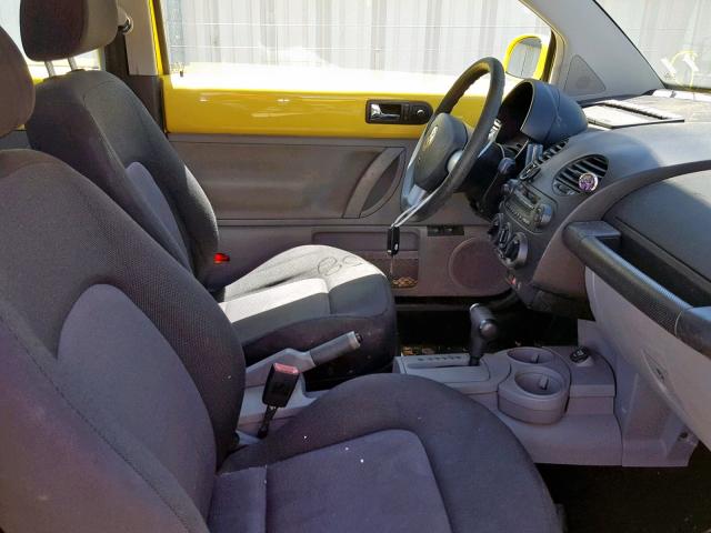 3VWBK21C33M429378 - 2003 VOLKSWAGEN NEW BEETLE Sarı foto 5