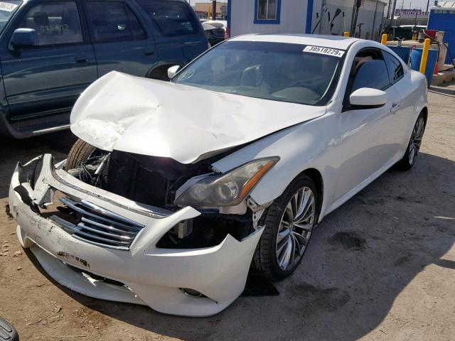 JN1CV6EK9BM212406 - 2011 INFINITI G37 BASE WHITE photo 2