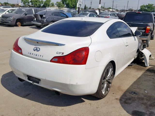 JN1CV6EK9BM212406 - 2011 INFINITI G37 BASE WHITE photo 4