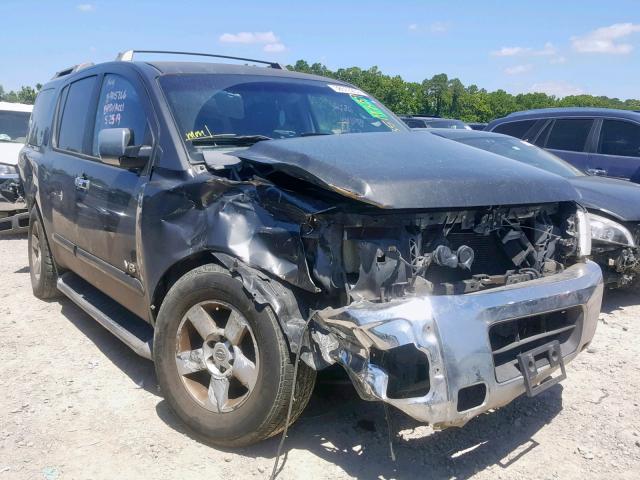 5N1AA08A35N737858 - 2005 NISSAN ARMADA SE GRAY photo 1