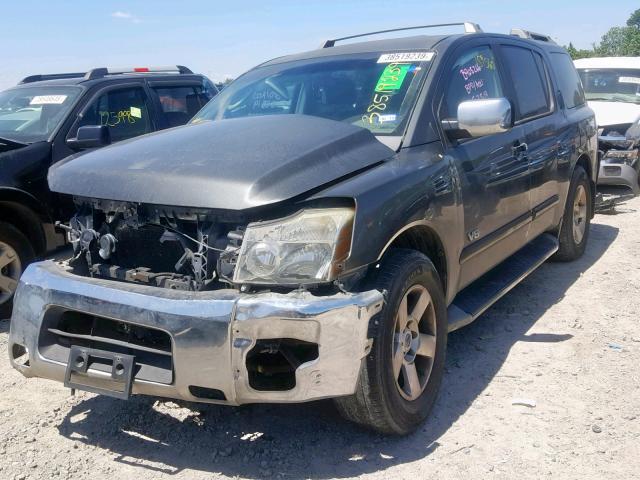 5N1AA08A35N737858 - 2005 NISSAN ARMADA SE GRAY photo 2