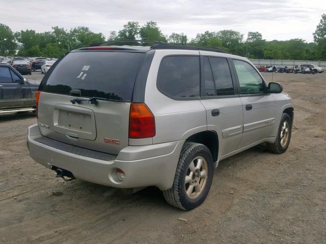 1GKDT13S452112456 - 2005 GMC ENVOY SILVER photo 4