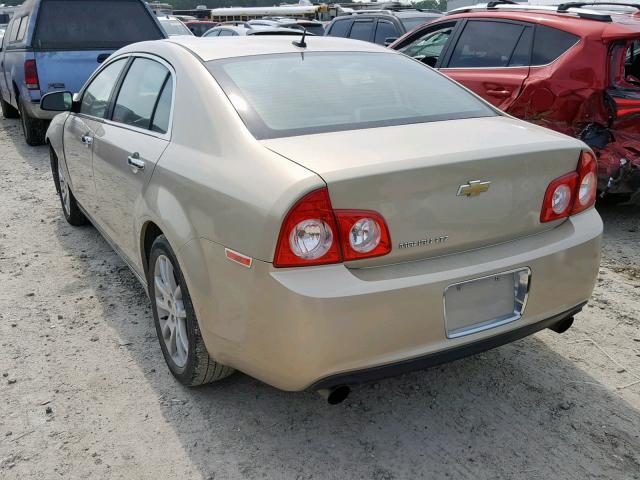 1G1ZE5E7XBF366553 - 2011 CHEVROLET MALIBU LTZ ოქროსფერი ფოტო 3