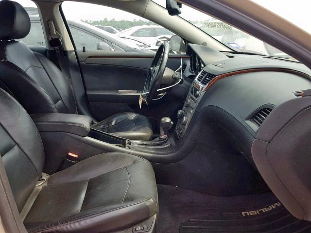 1G1ZE5E7XBF366553 - 2011 CHEVROLET MALIBU LTZ ოქროსფერი ფოტო 5