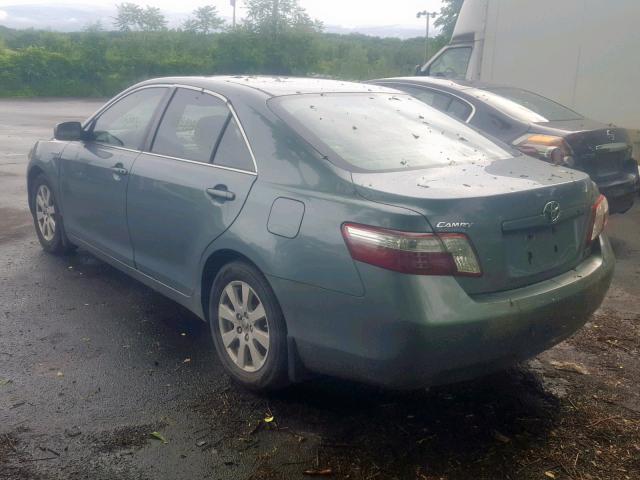 4T1BB46K98U046168 - 2008 TOYOTA CAMRY HYBR GREEN photo 3