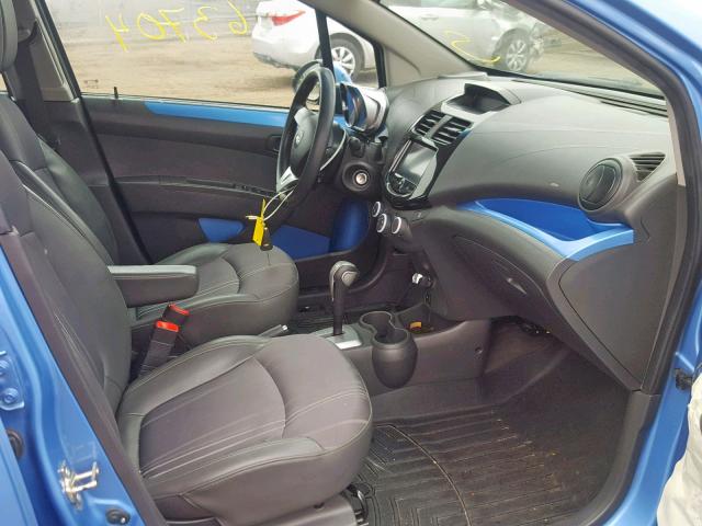 KL8CD6S91DC549641 - 2013 CHEVROLET SPARK 1LT BLUE photo 5