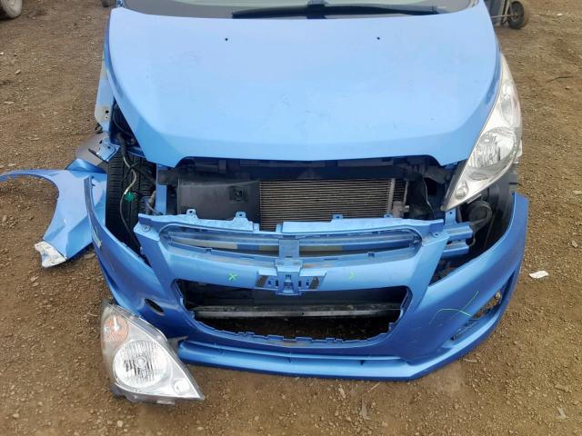 KL8CD6S91DC549641 - 2013 CHEVROLET SPARK 1LT BLUE photo 9