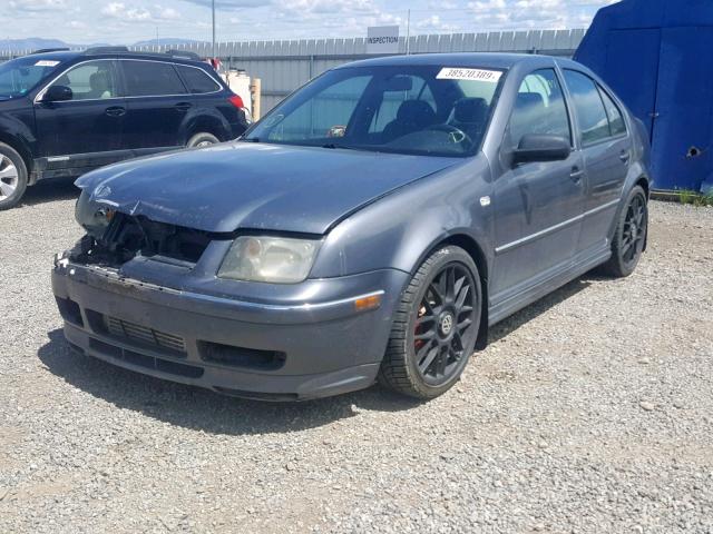 3VWSE69M24M135824 - 2004 VOLKSWAGEN JETTA GLS GRAY photo 2