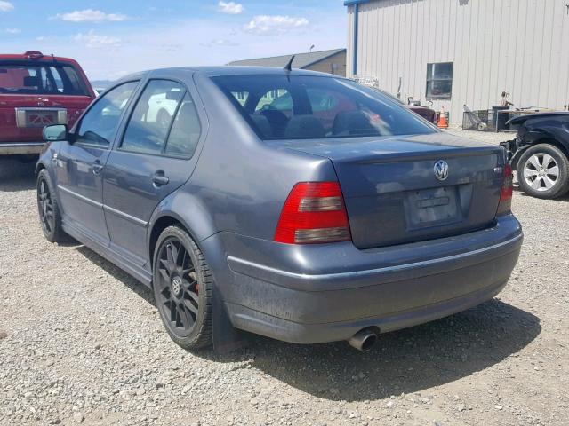 3VWSE69M24M135824 - 2004 VOLKSWAGEN JETTA GLS GRAY photo 3