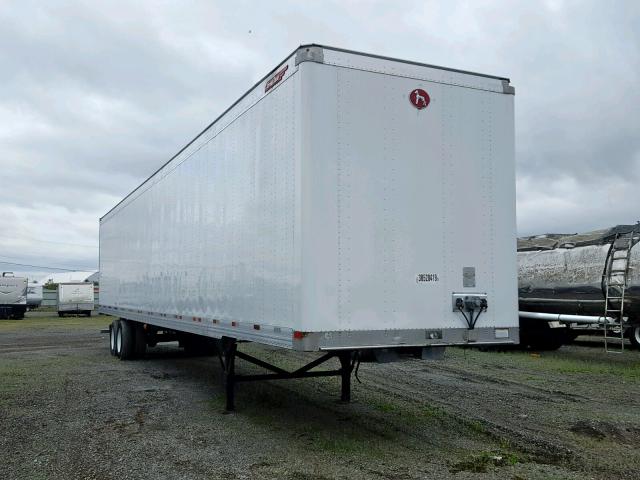 1GRAA0622FT599345 - 2015 GREAT DANE TRAILER DRY VAN WHITE photo 1