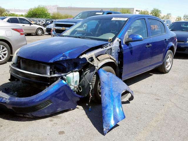 1G1AL55F877217442 - 2007 CHEVROLET COBALT LT BLUE photo 2