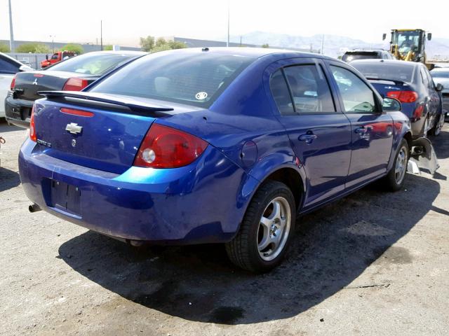 1G1AL55F877217442 - 2007 CHEVROLET COBALT LT BLUE photo 4