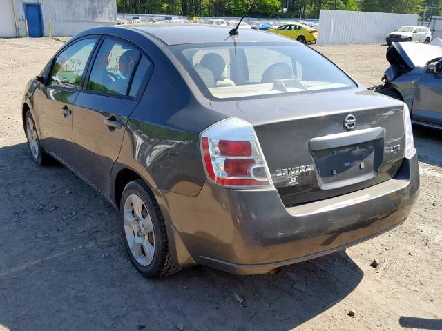 3N1AB61E67L614448 - 2007 NISSAN SENTRA 2.0 GRAY photo 3