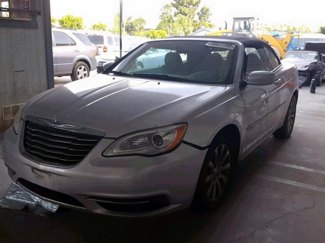 1C3BC2EGXBN592289 - 2011 CHRYSLER 200 TOURIN SILVER photo 2