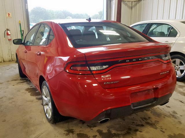 1C3CDFBA9DD268672 - 2013 DODGE DART SXT RED photo 3