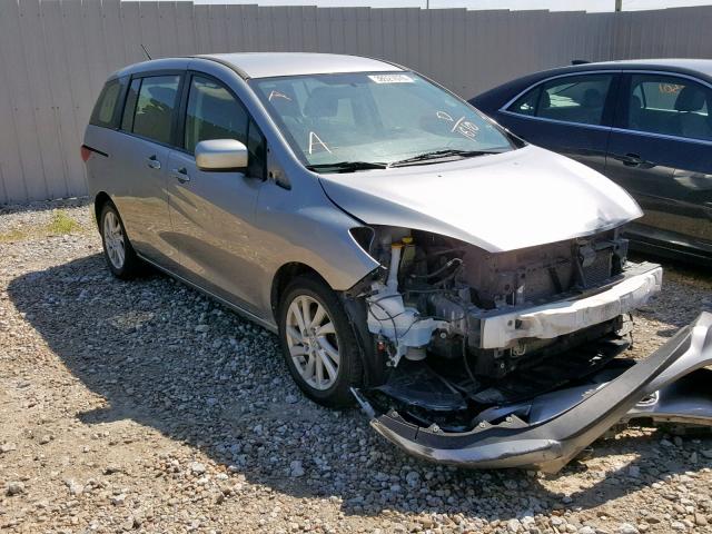 JM1CW2BL2C0141610 - 2012 MAZDA 5 SILVER photo 1