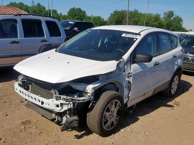 1FMCU0F71EUC91075 - 2014 FORD ESCAPE S WHITE photo 2