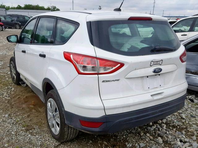 1FMCU0F71EUC91075 - 2014 FORD ESCAPE S WHITE photo 3