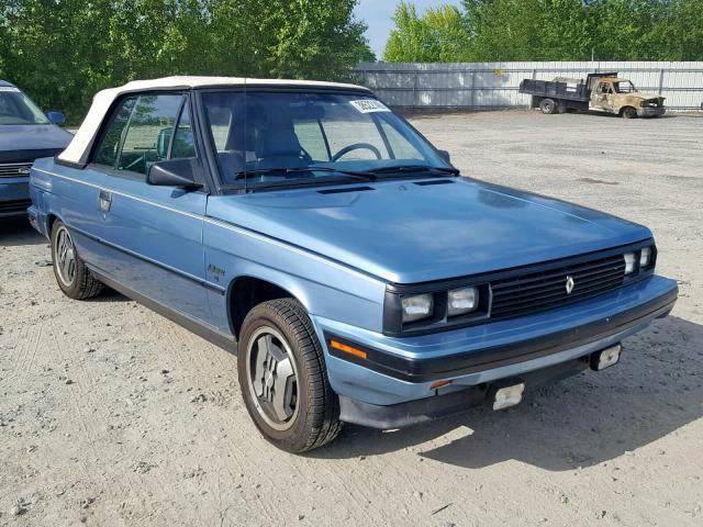 1XMAW9736GK111332 - 1986 AMERICAN MOTORS ALLIANCE L BLUE photo 1