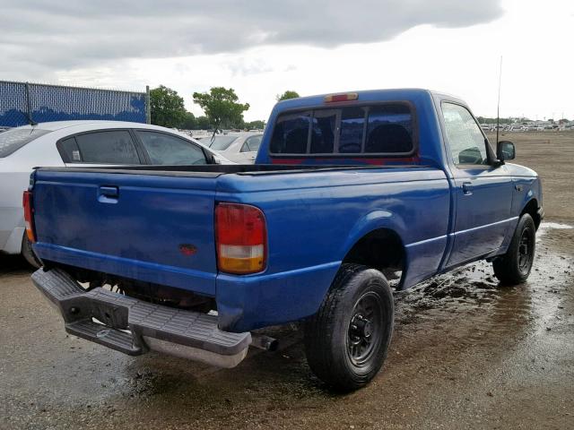 1FTCR10U0PUD48895 - 1993 FORD RANGER BLUE photo 4