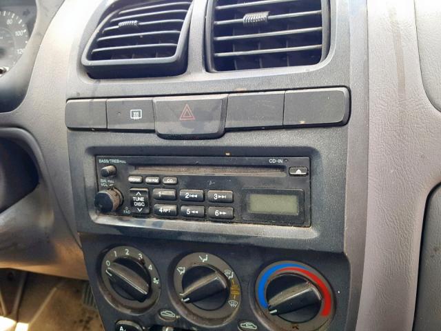 KMHCG45C23U491067 - 2003 HYUNDAI ACCENT GL BLUE photo 10