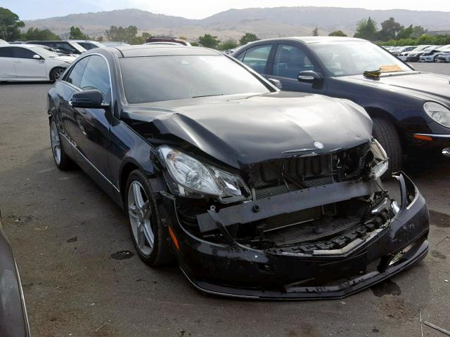 WDDKJ5KB6DF221449 - 2013 MERCEDES-BENZ E 350 BLACK photo 1