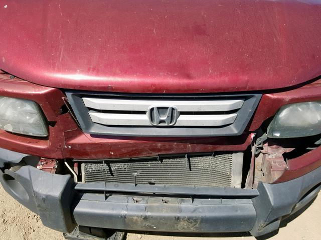 5J6YH18798L001087 - 2008 HONDA ELEMENT EX RED photo 9