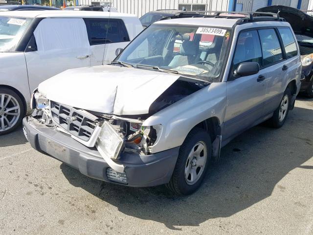 JF1SF6357XH717546 - 1999 SUBARU FORESTER L SILVER photo 2