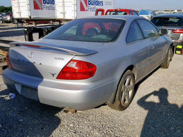 19UYA42761A024513 - 2001 ACURA 3.2CL TYPE SILVER photo 4