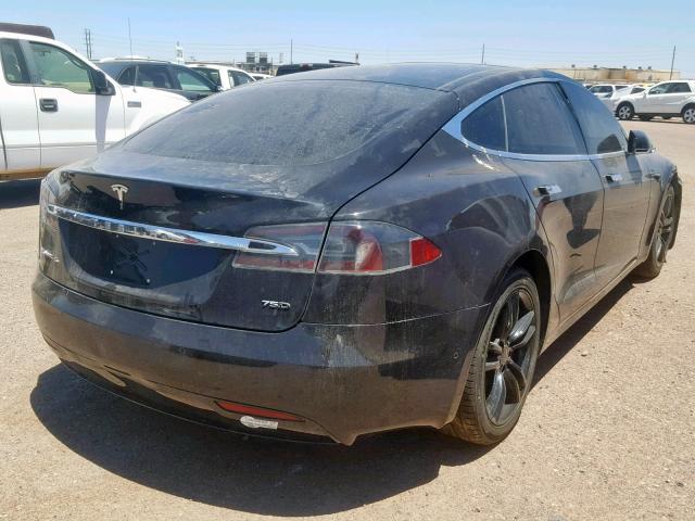 5YJSA1E24GF171349 - 2016 TESLA MODEL S BLACK photo 4