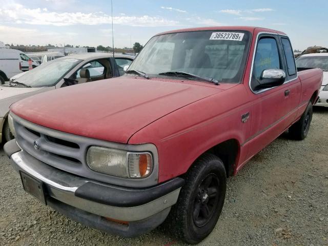 4F4CR16X9RTM69054 - 1994 MAZDA B4000 CAB RED photo 2