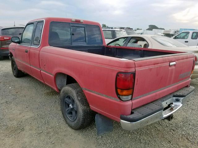 4F4CR16X9RTM69054 - 1994 MAZDA B4000 CAB RED photo 3