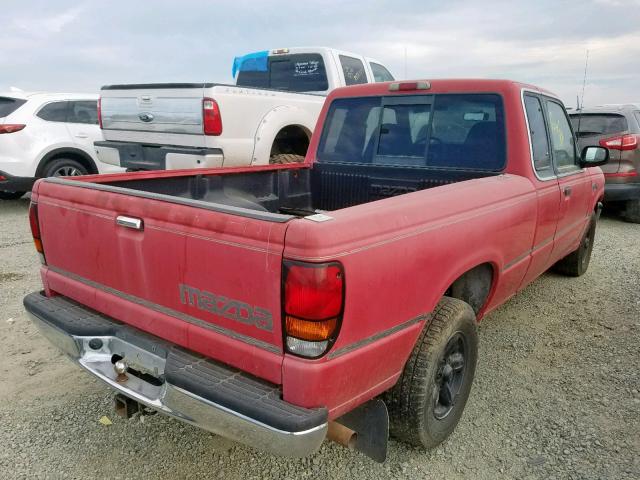 4F4CR16X9RTM69054 - 1994 MAZDA B4000 CAB RED photo 4