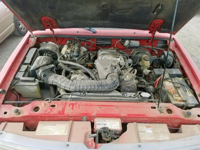 4F4CR16X9RTM69054 - 1994 MAZDA B4000 CAB RED photo 7