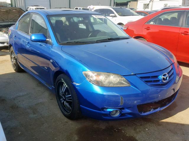 JM1BK323951309138 - 2005 MAZDA 3 S BLUE photo 1