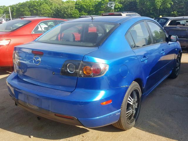 JM1BK323951309138 - 2005 MAZDA 3 S BLUE photo 4