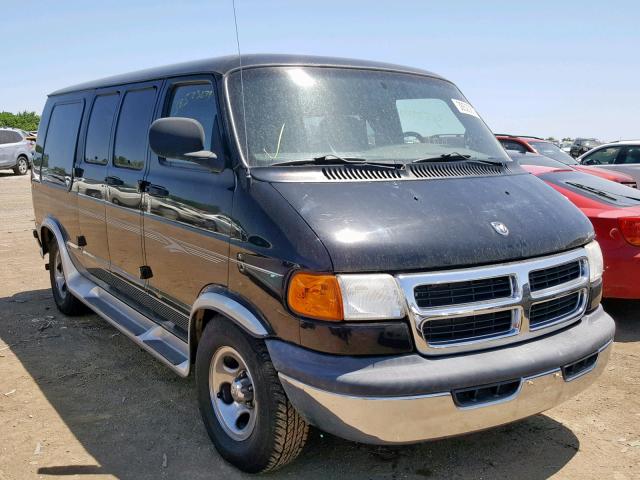 2D6WB11Y23K523385 - 2003 DODGE RAM VAN B1 BLACK photo 1