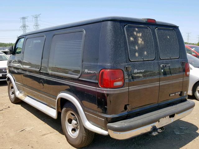 2D6WB11Y23K523385 - 2003 DODGE RAM VAN B1 BLACK photo 3