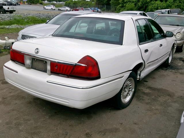 2MEFM74W51X664608 - 2001 MERCURY GRAND MARQ WHITE photo 4