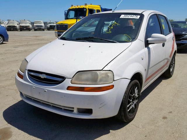 KL1TD66667B718190 - 2007 CHEVROLET AVEO BASE Ağ foto 2