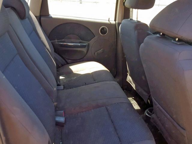 KL1TD66667B718190 - 2007 CHEVROLET AVEO BASE Ağ foto 6