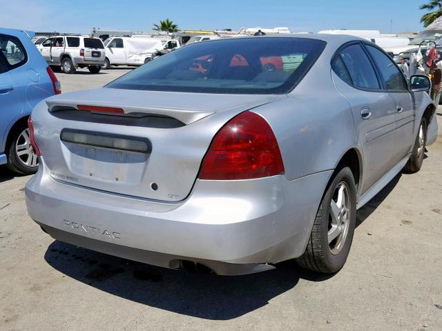 2G2WS522941124251 - 2004 PONTIAC GRAND PRIX SILVER photo 4