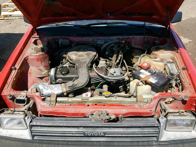 JT2EL36M5L0527960 - 1990 TOYOTA TERCEL EZ RED photo 7