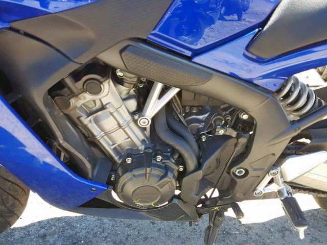 MLHRC7400E5001092 - 2014 HONDA CBR650 F BLUE photo 7